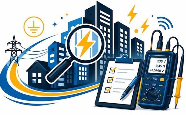 Pomiary elektryczne dla wspólnot mieszkaniowych Czarne